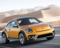 Volkswagen toont 'stoere' Beetle Dune in Detroit