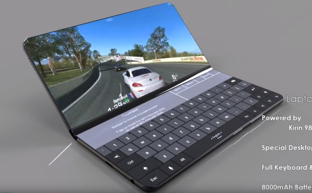 Concept Huawei Mate X opvouwbare smartphone