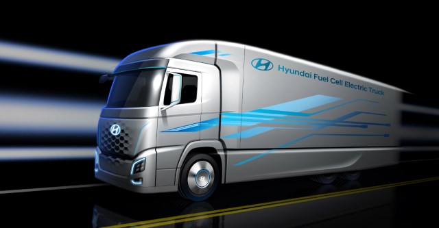 Hyundai waterstofvrachtwagen