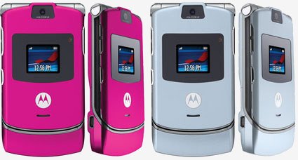 lint Bounty Rimpels Motorola kondigt roze en blauwe RAZR's aan | Gadgetzone.nl